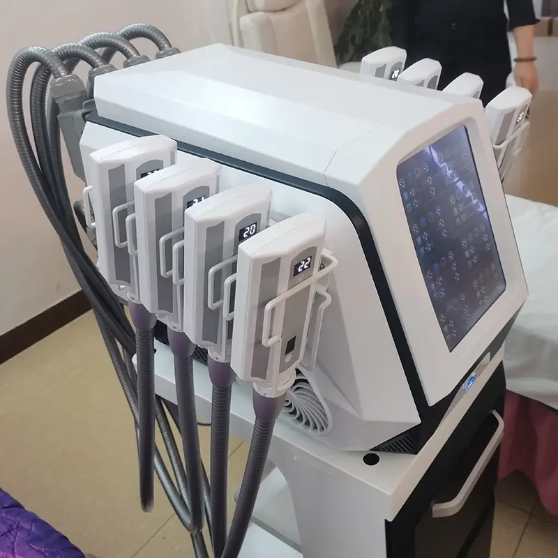 Cryolipolysis Fat Freezing Machine - Profesyonel Taşınabilir Kriyolipoliz Cihazı 8 Başlıklı