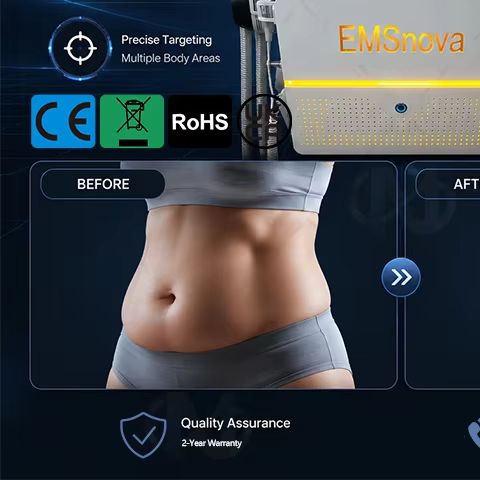 7000W Ems Kas Stimülatörü Maki - Ems Body Sculpting Machine Emslim incelemesi ve fiyatı