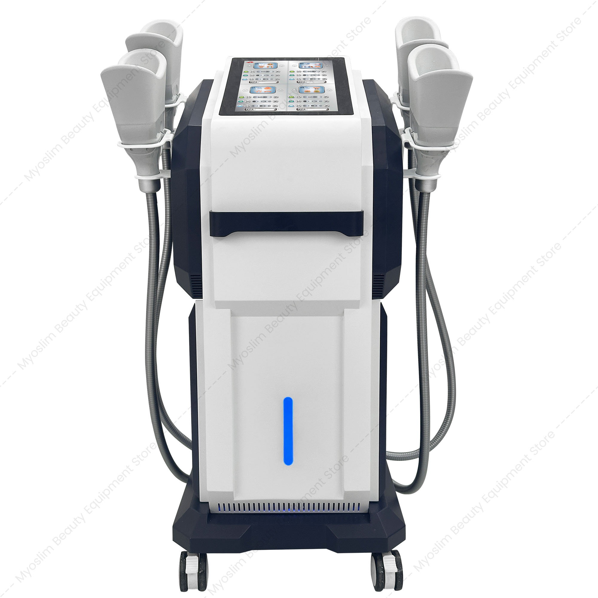 360 °   4 Kanallı Kriyolipoliz - Cryolipolysis Fat Freezing Machine incelemesi ve fiyatı