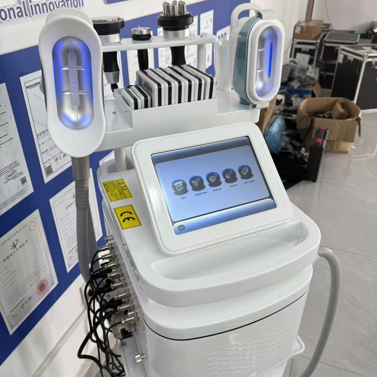 Taşınabilir 360 °   Kriyolipol - Cryolipolysis Fat Freezing Machine incelemesi ve fiyatı
