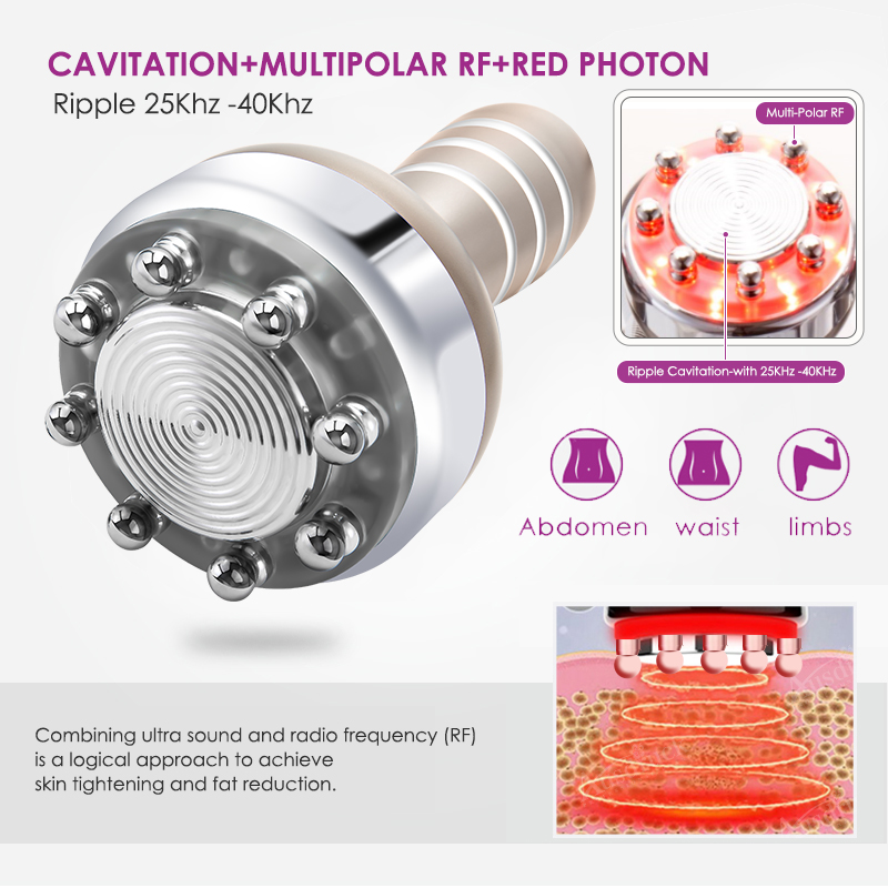 40K Kavitasyon RF Vakumlu Vücu - Vacuum Cavitation Body Contouring incelemesi ve fiyatı