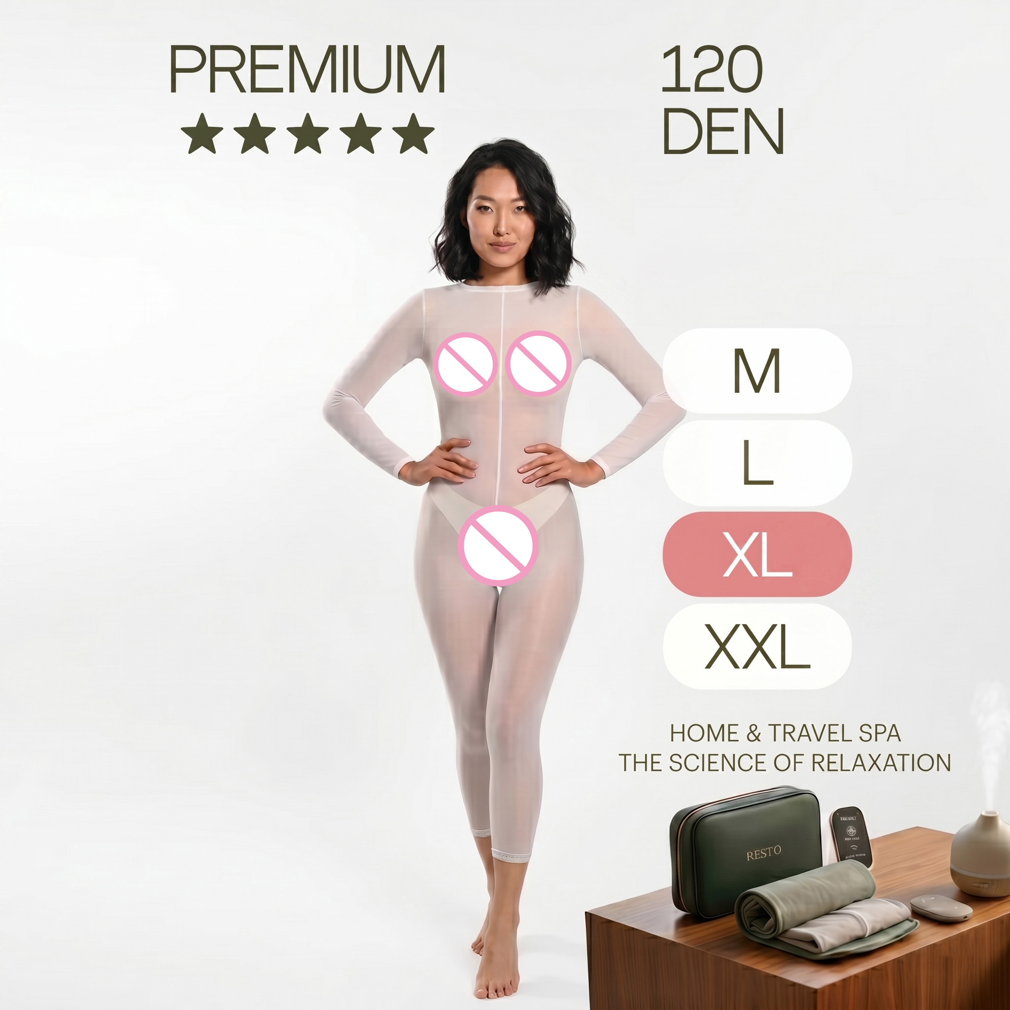 Yeniden Kullanılabilir 120 DEN - Pressotherapy Lymphatic Drainage Suit incelemesi ve fiyatı