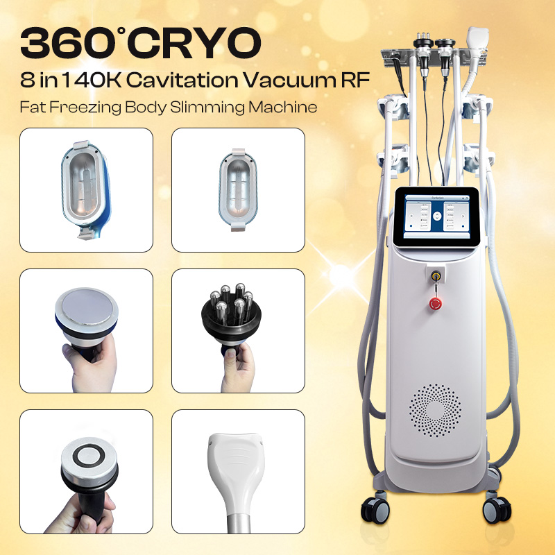 8 Başlıklı Kriyoterapi Kriyoli - Cryolipolysis Fat Freezing Machine incelemesi ve fiyatı