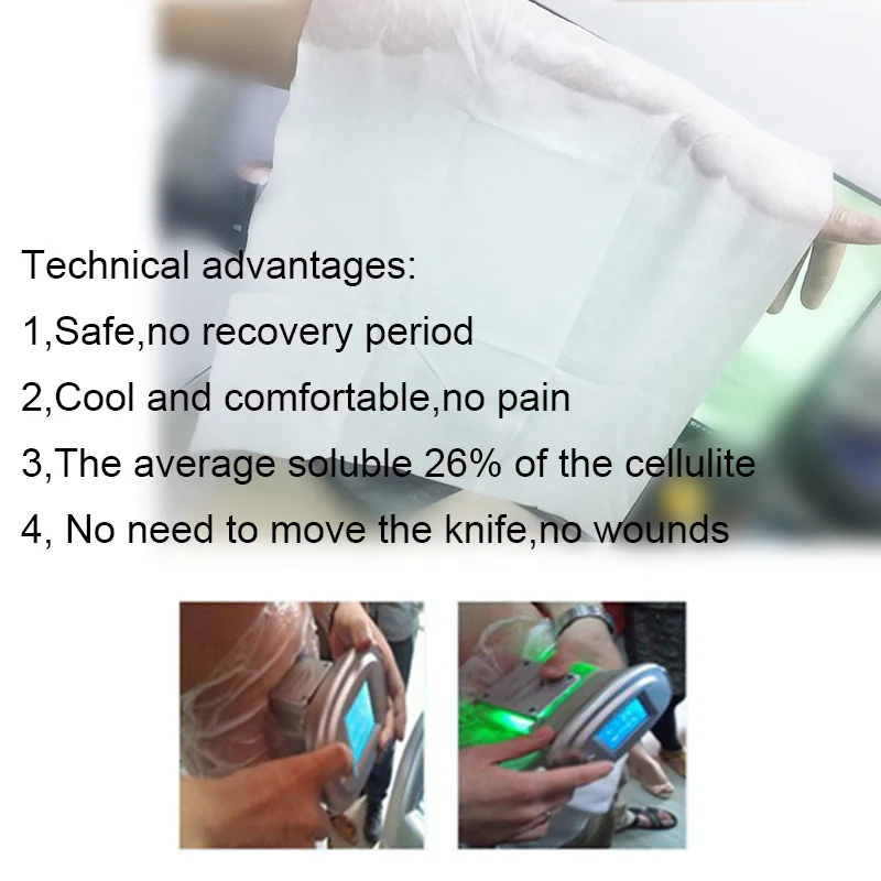 Vücut zayıflama yama Anti donm - Cryolipolysis Fat Freezing Machine incelemesi ve fiyatı