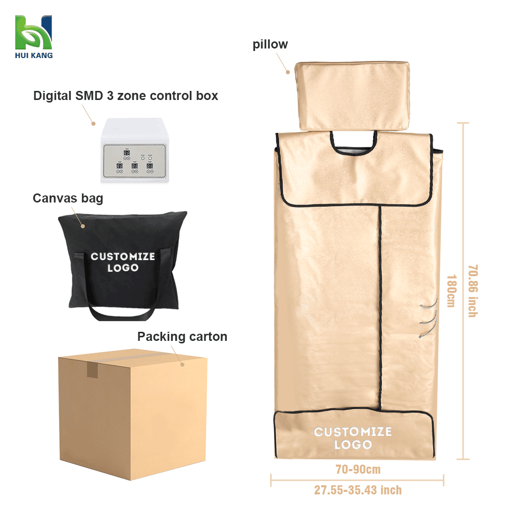 3 Isıtma Bölgeli 180 Adet Siya - Far Infrared Slimming Sauna Blanket incelemesi ve fiyatı